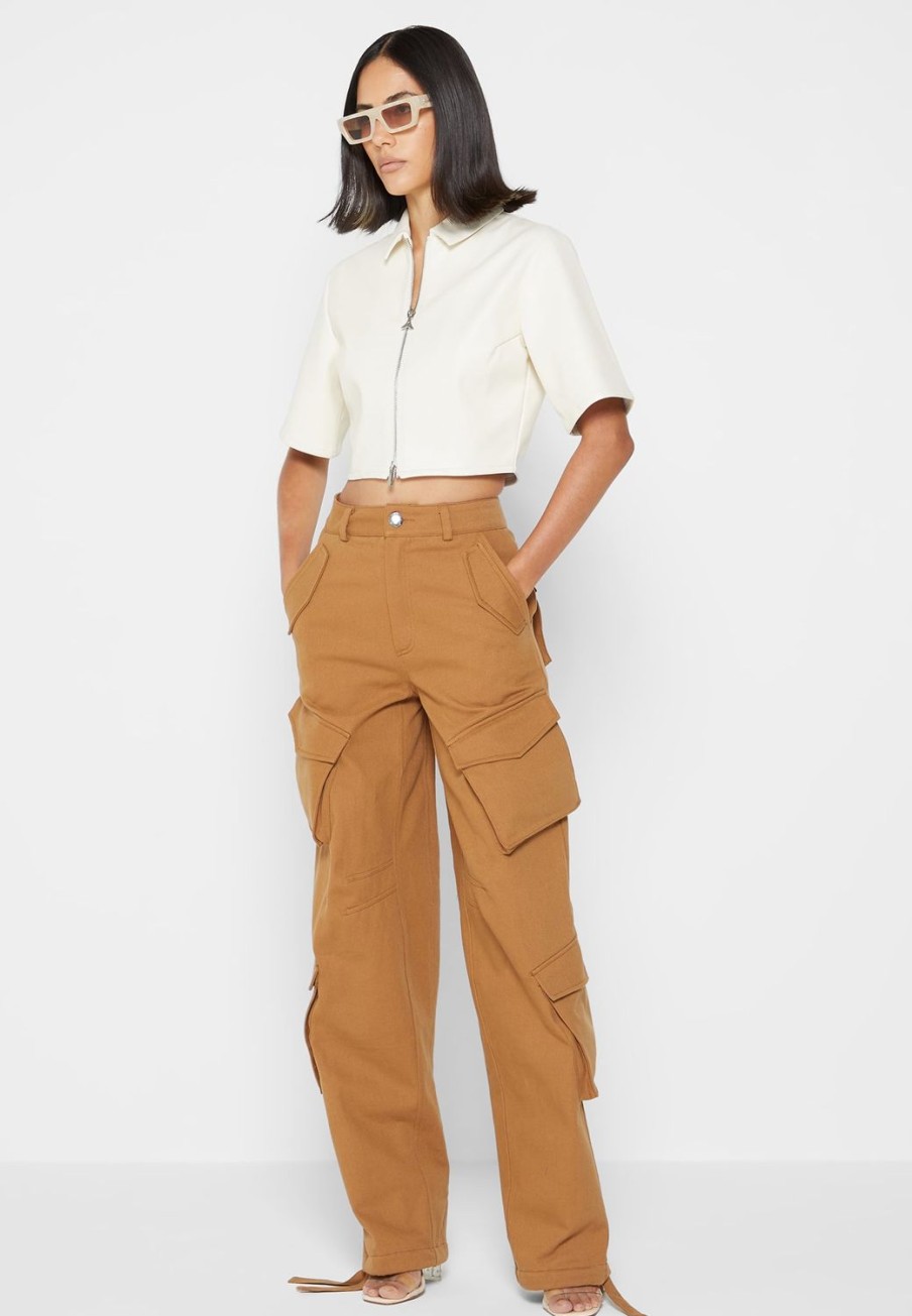 Maniere De Voir High Waisted Cargo Pants | Cargo Pants & Joggers