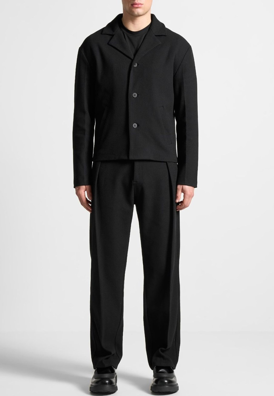 Maniere De Voir Twill Regular Trousers With Pleat | Formal Trousers