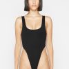 Maniere De Voir Eternelle High Leg Bodysuit | Bodysuits