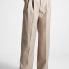 Maniere De Voir Tailored Pleated Trousers With Eiffel Belt | Matching Sets