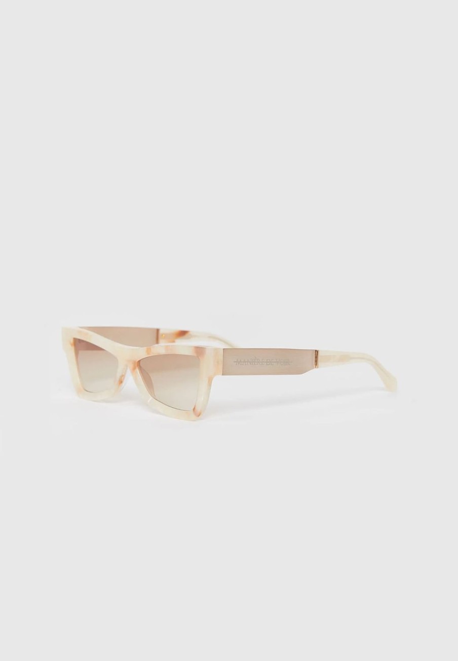 Maniere De Voir Corsica Sunglasses Marble | Sunglasses