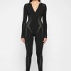 Maniere De Voir Knitted Contour Jumpsuit | Jumpsuits & Playsuits