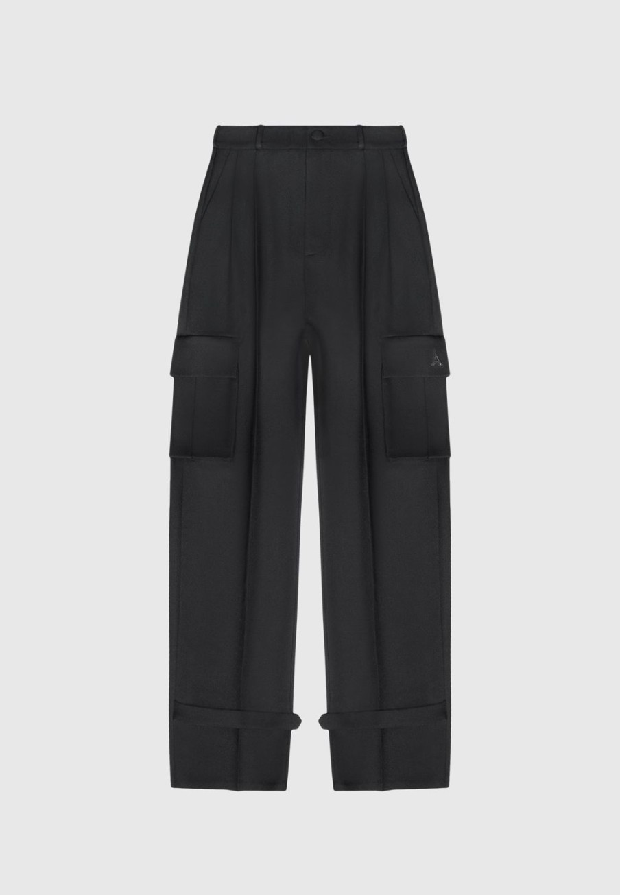 Maniere De Voir Tailored Pleated Cargo Trousers | Matching Sets