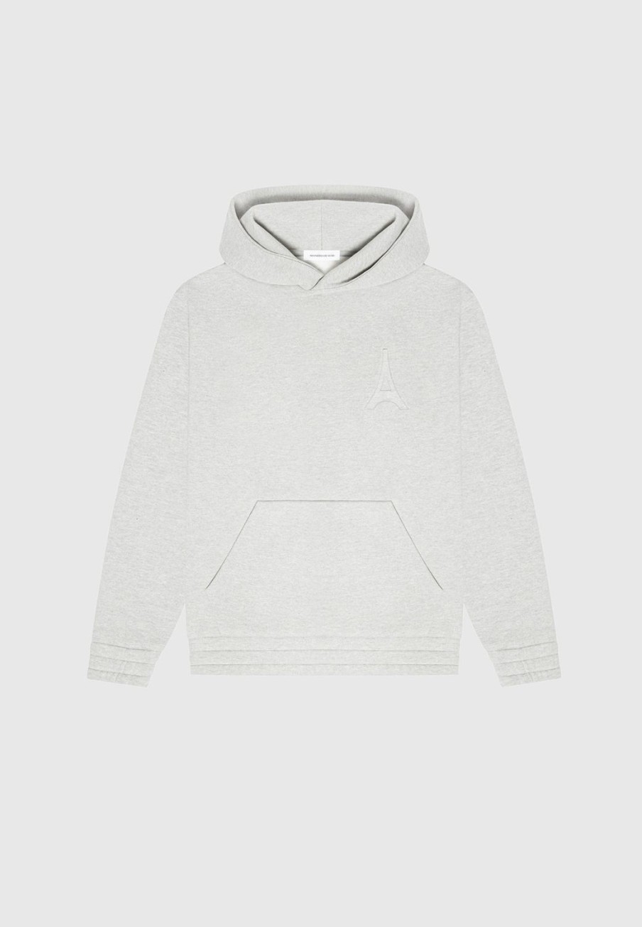 Maniere De Voir Eternel 420Gsm Eiffel Embossed Hoodie | Casual Co-Ords