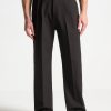 Maniere De Voir Textured Tailored Trousers | Formal Trousers