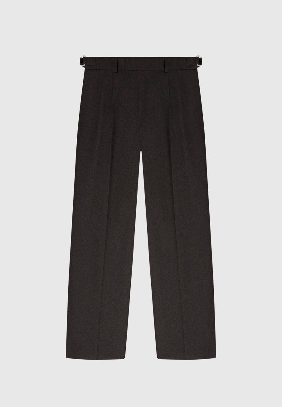 Maniere De Voir Textured Tailored Trousers | Formal Trousers