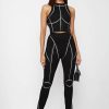 Maniere De Voir Sketch High Waisted Bandage Leggings | Matching Sets