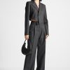 Maniere De Voir High Waisted Tailored Trousers | Trousers