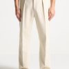 Maniere De Voir Textured Tailored Trousers | Formal Trousers