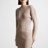 Maniere De Voir Asymmetric Knit Jumper Dress | Knitwear