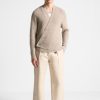 Maniere De Voir Double Breasted Brushed Knit Cardigan | Knitwear