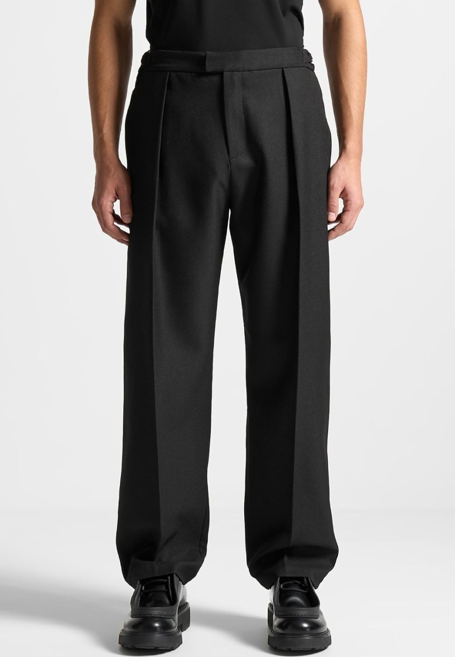 Maniere De Voir Relaxed Tailored Trousers With Pleat | Modern Tailoring