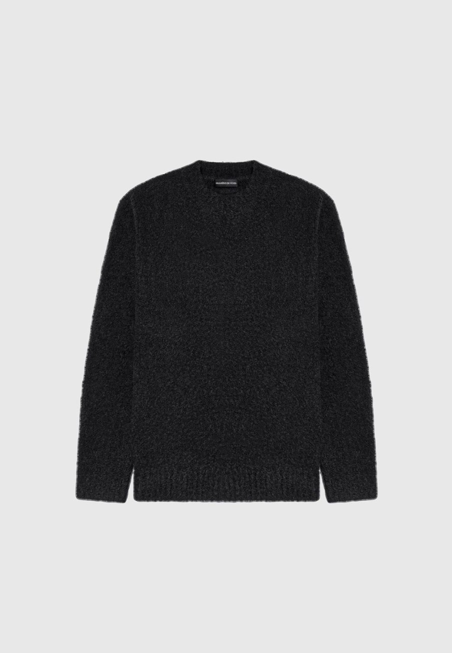 Maniere De Voir Boucle Knit Jumper | Knitwear