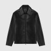 Maniere De Voir Vegan Leather Minimal Boxy Jacket | Jackets