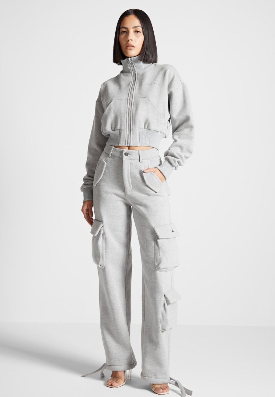 Maniere De Voir Zip Through Jersey Track Jacket | Tracksuits