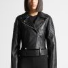 Maniere De Voir Vegan Leather Biker Jacket | Jackets