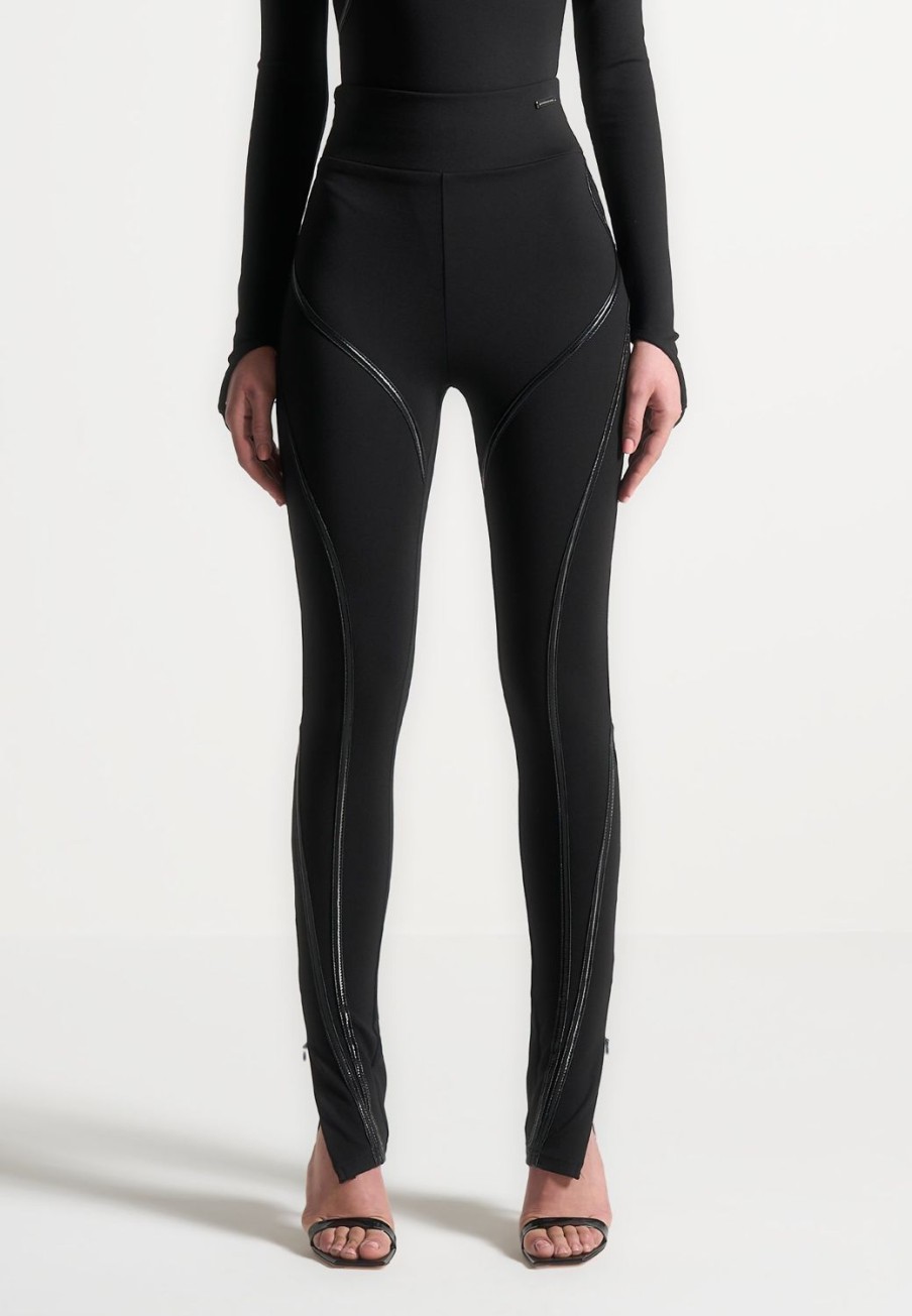 Maniere De Voir Contrast Contour Leggings | Matching Sets