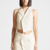 Maniere De Voir Tailored Asymmetric Waistcoat | Matching Sets