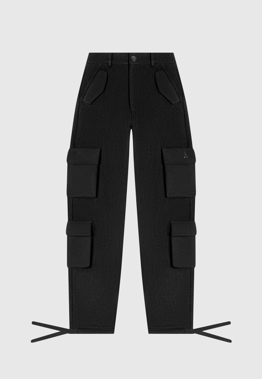 Maniere De Voir High Waisted Loopback Cargo Pants | Tracksuits