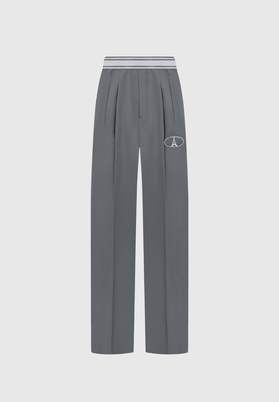 Maniere De Voir Elasticated Signature Pleated Trousers | Trousers