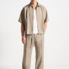 Maniere De Voir Boxy Shirt With Crease | Modern Tailoring