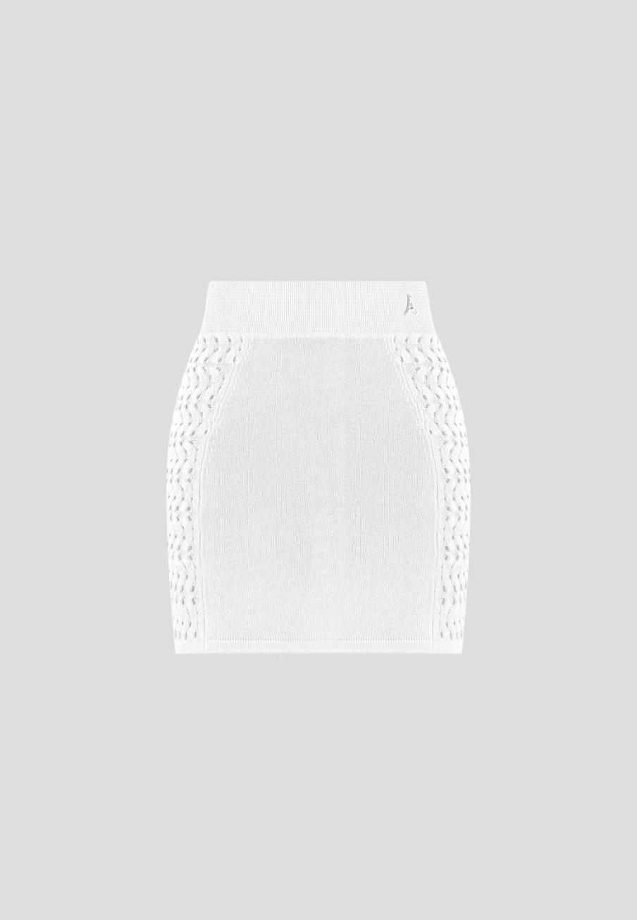 Maniere De Voir Textured Knitted Mini Skirt | Skirts